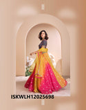 Embroidered Viscose Jacquard Silk Lehenga With Silk Blouse And Dupatta-ISKWLH12025698