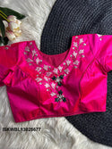 Embroidered Silk Blouse-ISKWBL13025677