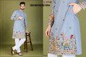 Men's Embroidered Cotton Kurta-ISKM040361091/61092/61093/61094/61095