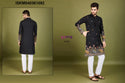 Men's Embroidered Cotton Kurta-ISKM040361091/61092/61093/61094/61095