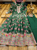 Digital Printed Tissue Organza Anarkali Kurti With Silk Pant And Dupatta-ISKWSU2403NP3158