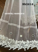Embroidered Maslin Kurti With Shantoon Bottom And Onbre Dyed Organza Dupatta-ISKWFBL1404Nk2616