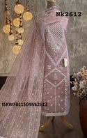 Embroidered Kota Kurti With Rayon Bottom And Dupatta-ISKWFBL1504Nk2612