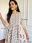 Printed Cotton Dress-ISKWDR2104k1651