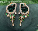Kundan Earrings-ISKJW2504PK-Q116