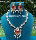 Kundan Jewelry Set-ISKJW2904PK-A200