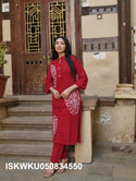 Printed Cotton Kurti With Pant-ISKWKU050834550