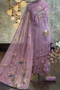 Digital Printed Tissue Linen Kurti With Shantoon Bottom And Dupatta-ISKWFBL06083211