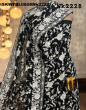 Embroidered Malmal Chanderi Kurti With Bottom And Dupatta-ISKWFBL0608Nk2228