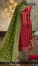 Dola Silk Kurti With Shantoon Bottom And Banarasi Weaved Dupatta-ISKWFBL0608Nk3054