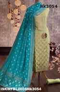 Dola Silk Kurti With Shantoon Bottom And Banarasi Weaved Dupatta-ISKWFBL0608Nk3054