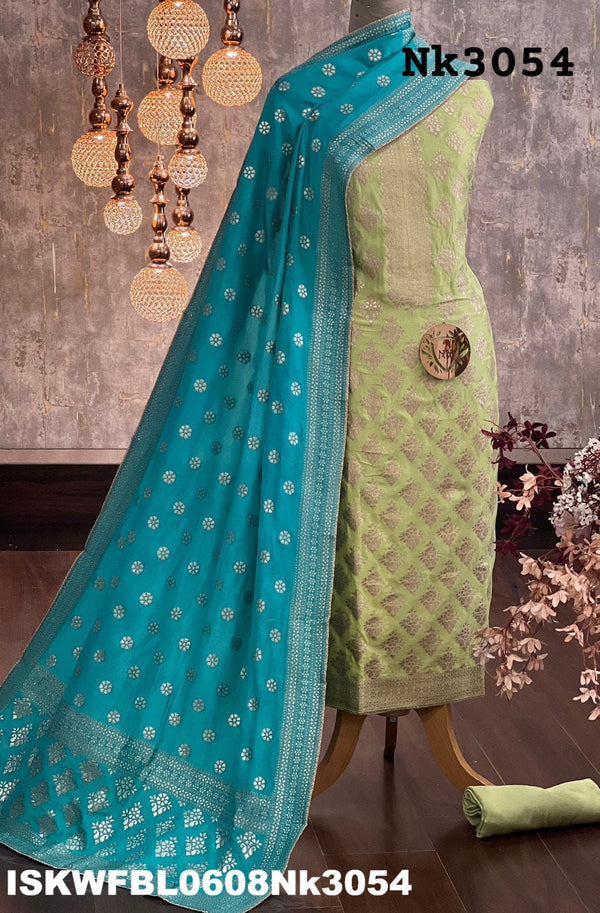 Dola Silk Kurti With Shantoon Bottom And Banarasi Weaved Dupatta-ISKWFBL0608Nk3054