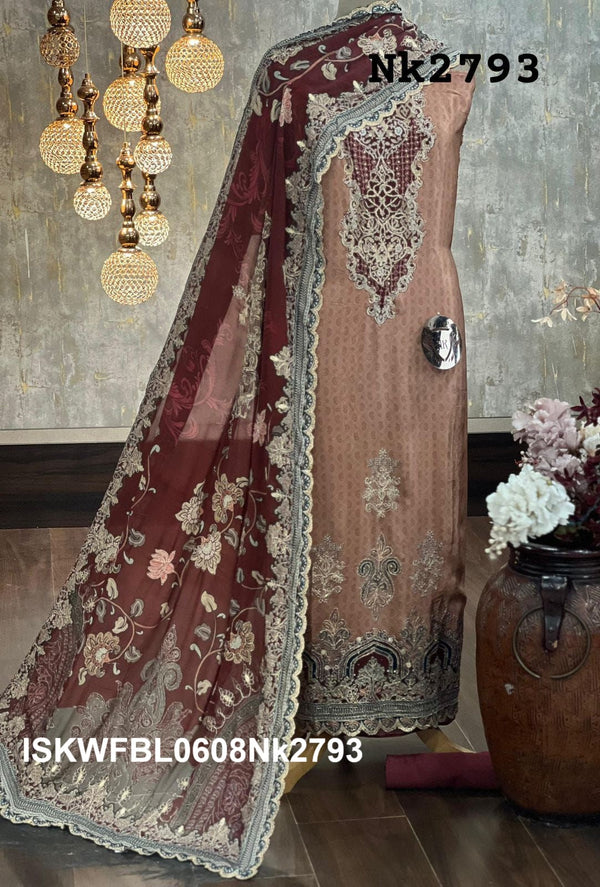 Digital Printed Kurti With Shantoon Bottom And Digital Printed Chiffon Dupatta-ISKWFBL0608Nk2793