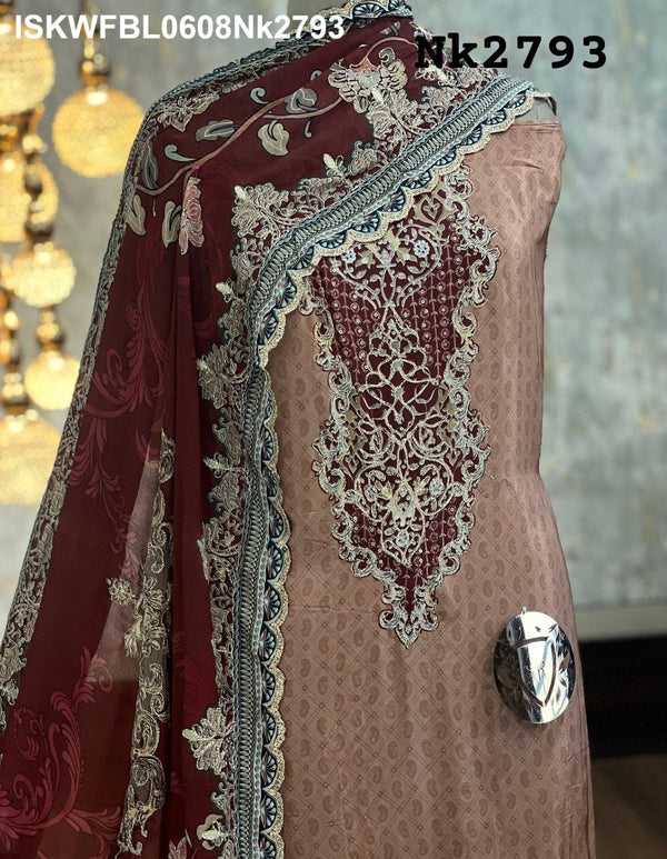 Digital Printed Kurti With Shantoon Bottom And Digital Printed Chiffon Dupatta-ISKWFBL0608Nk2793