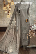 Embroidered Chanderi Silk Kurti With Shantoon Bottom And Dupatta-ISKWFBL06081408