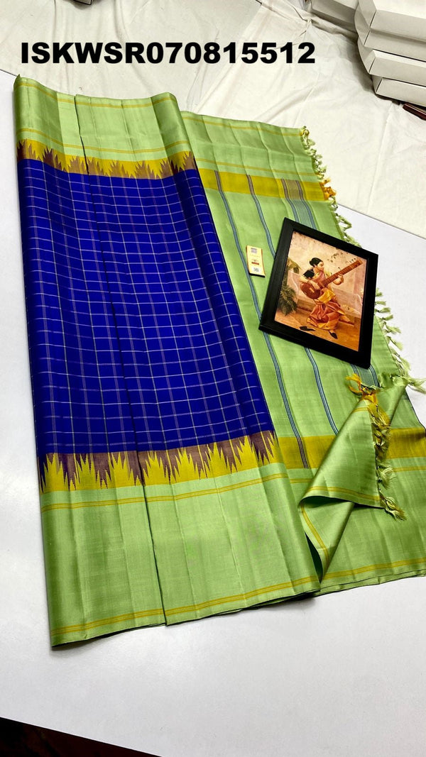 Kanchipuram Handloom Silk Saree With Blouse-ISKWSR070815512
