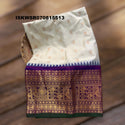 Silk Saree With Contrast Blouse-ISKWSR070815513