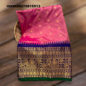 Silk Saree With Contrast Blouse-ISKWSR070815513