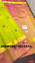 Handloom Silk Saree With Blouse-ISKWSR070815514