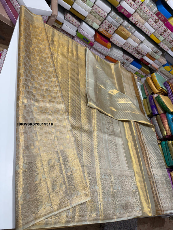 Handloom Silk Saree With Blouse-ISKWSR070815516
