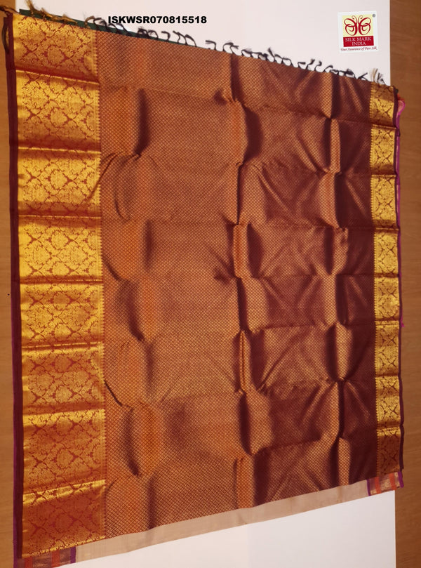 Kanchipuram Handloom Silk Saree With Blouse-ISKWSR070815518