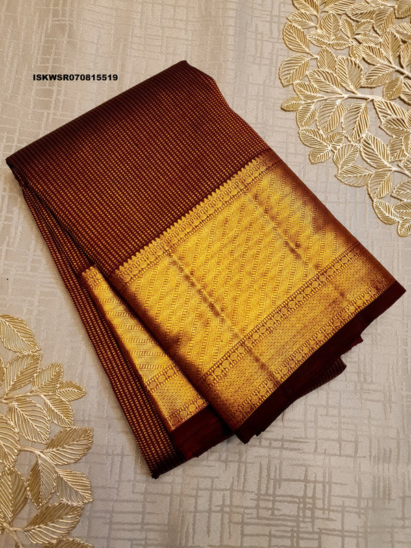 Kanchipuram Handloom Silk Saree With Blouse-ISKWSR070815519