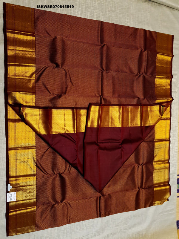 Kanchipuram Handloom Silk Saree With Blouse-ISKWSR070815519