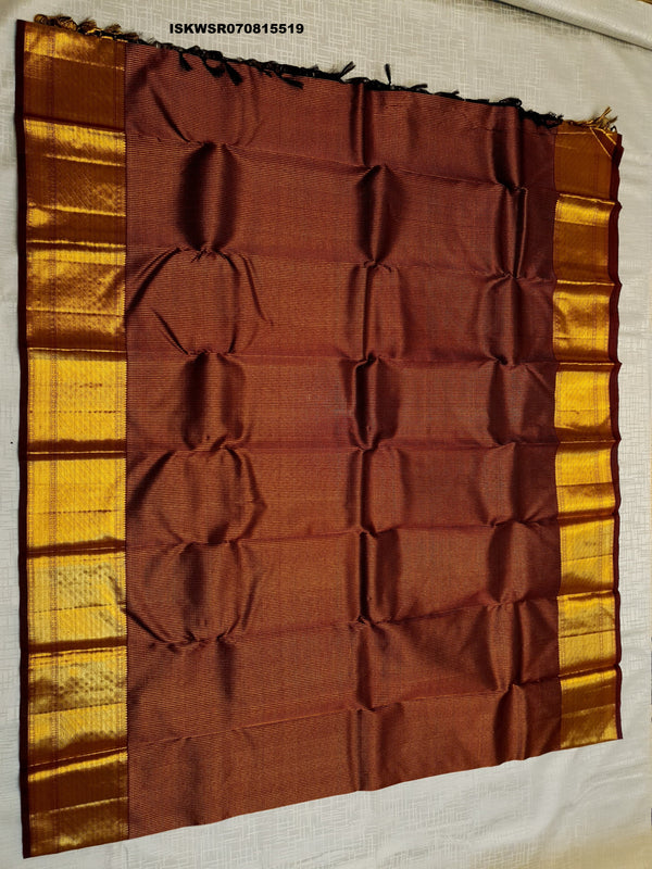 Kanchipuram Handloom Silk Saree With Blouse-ISKWSR070815519