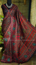 Banarasi Weaved Crepe Silk Saree With Blouse-ISKWSR0308HS3323