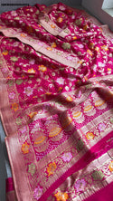 Banarasi Weaved Khadi Georgette Saree With Blouse-ISKWSR05084502