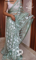 Embroidered Net Saree With Blouse-ISKWSR07084512