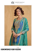 Embroidered Chinon Kurti With Sharara And Dupatta-ISKWSH210810288/289/290