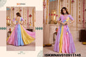 Embroidered Viscose Cotton Lehenga With Blouse And Dupatta-ISKWNAV010911145