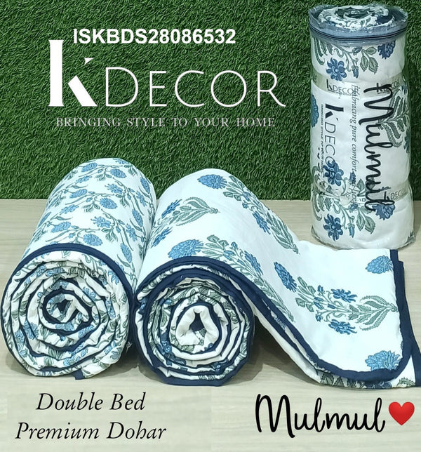 Printed Single Bed Reversible AC Comforter Set-ISKBDS28086532