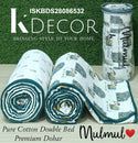 Printed Single Bed Reversible AC Comforter Set-ISKBDS28086532