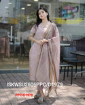 Handloom Cotton Kurti With Pant And Dupatt-ISKWSU2606PPC/D1979