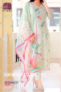 Digital Printed Cotton Kurti With Pant And Dupatta-ISKWSUFC240625C