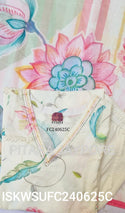 Digital Printed Cotton Kurti With Pant And Dupatta-ISKWSUFC240625C