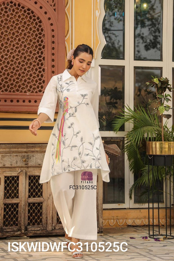 Embroidered Co-Ord Set-ISKWIDWFC310525C