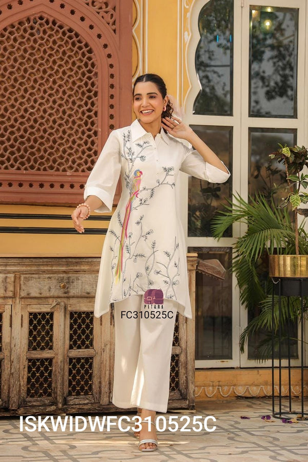 Embroidered Co-Ord Set-ISKWIDWFC310525C