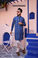 Printed Cotton Kurta With Pajama-ISKM29058005