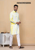 Printed Cotton Kurta With Pajama-ISKM29058006