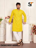 Men's Rayon Chikankari Kurta With Pajama-ISKM200914006