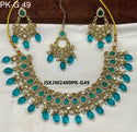 Kundan Jewelry Set-ISKJW2409PK-G49