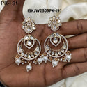 Kundan Earrings-ISKJW2309PK-I91