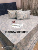 Jumbo King Size Bedsheet With Pillow Cover-ISKBDS27090096