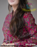 Kalamkari Printed Maslin Cotton Kurti With Maslin Pant-ISKWKU0310PPC/D1632