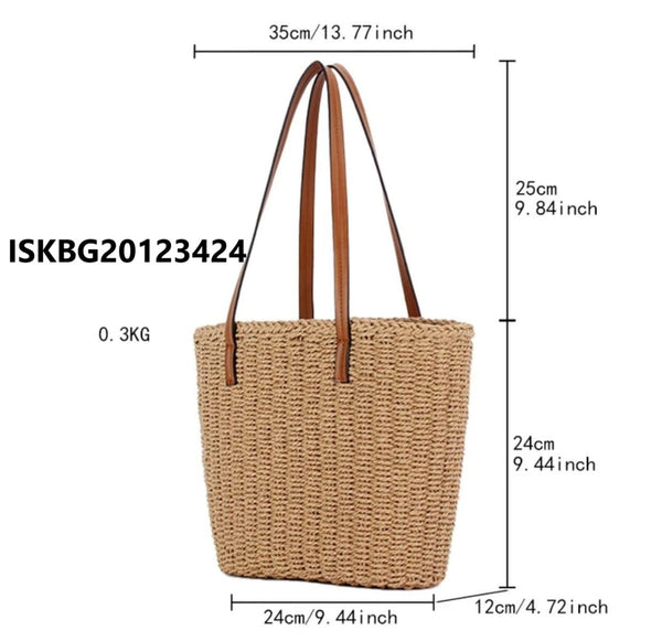 Imported Jute Handbag-ISKBG20123424