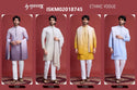 Sequined Men's Rayon Kurta With Dupatta-ISKM02018745