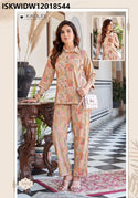 Slub Printed Viscose Co-Ord Set-ISKWIDW12018544